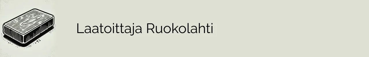 Laatoittaja Ruokolahti